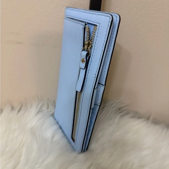 Kate Spade Light Blue Wallet with Gold Accents - Picture 4 of 4